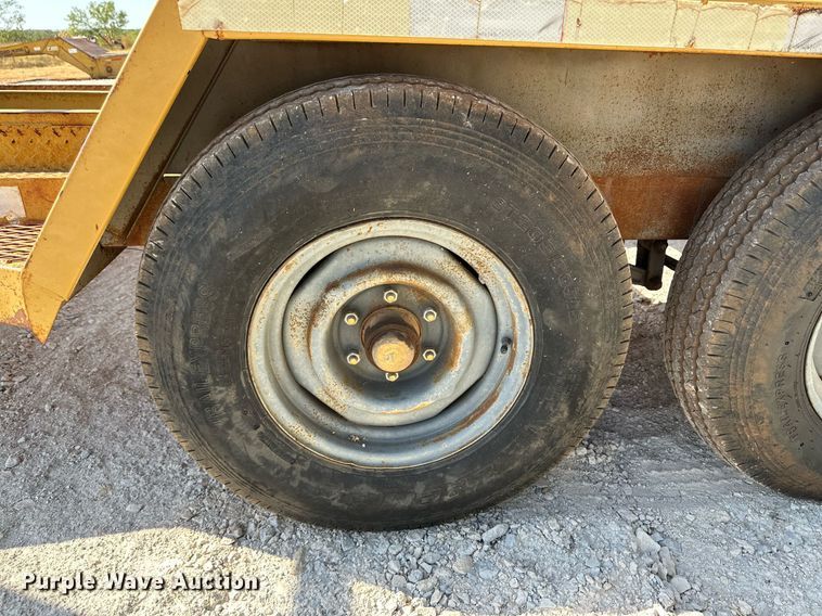 image for item DQ1373 2012 Shop built  equipment trailer