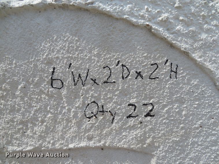 image for item FB9853 (22) concrete edge bunker blocks