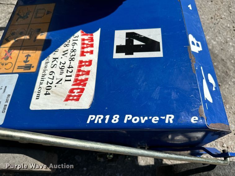 image for item HN9994 (2) Blue Bird PR18 Power Rake verticutter