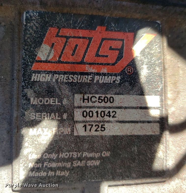 image for item IP9413 Hotsy HC500  pressure washer