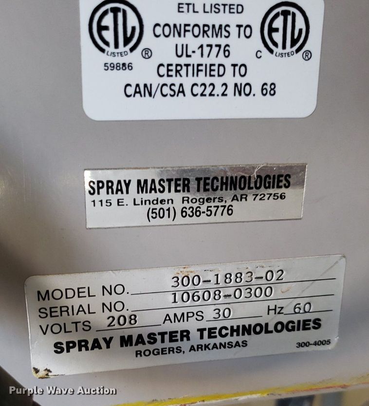 image for item IP9416 Spray Master Technologies 300-1883-02  pressure washer