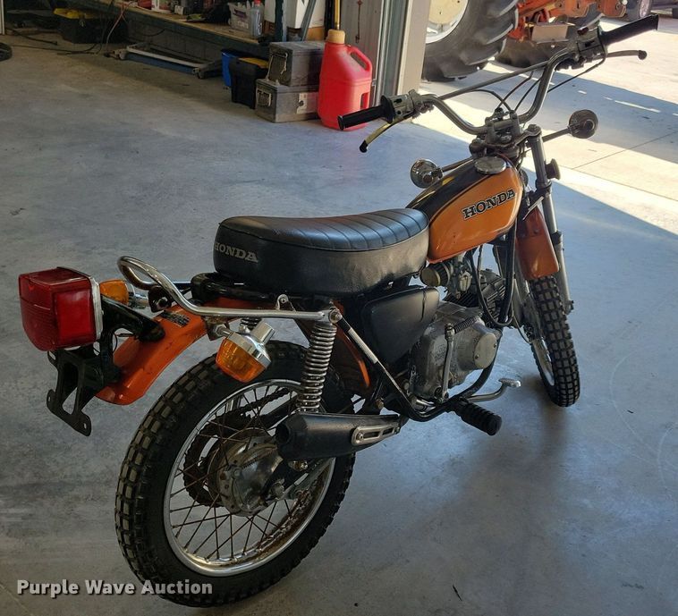 image for item IQ9830 1974 Honda XL70  dirt bike