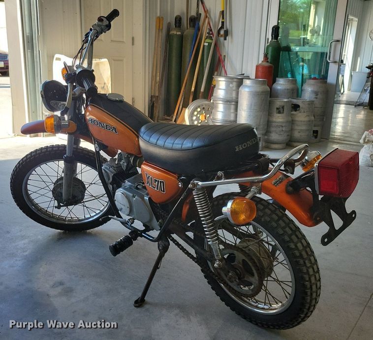 image for item IQ9830 1974 Honda XL70  dirt bike