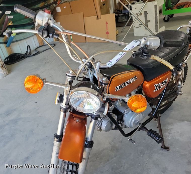 image for item IQ9830 1974 Honda XL70  dirt bike