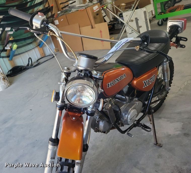 image for item IQ9831 1974 Honda XL70  dirt bike