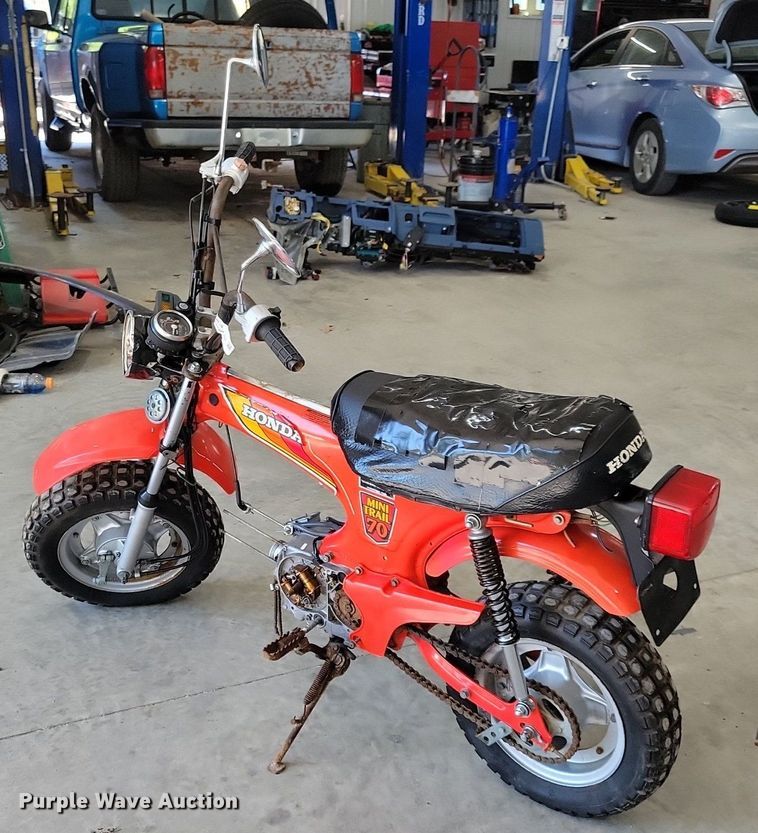 image for item IQ9834 1980 Honda Mini Trail 70  mini bike