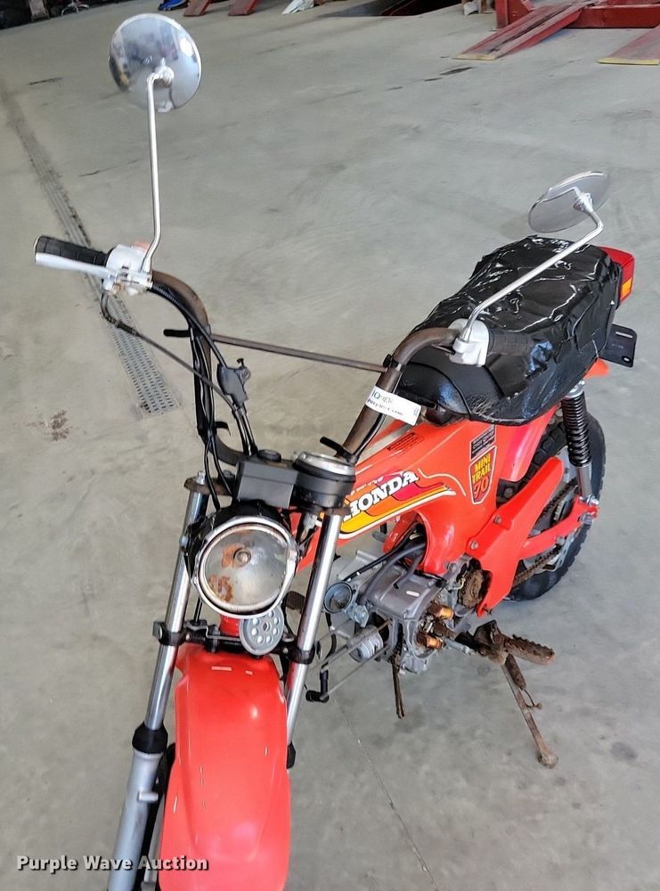 image for item IQ9834 1980 Honda Mini Trail 70  mini bike
