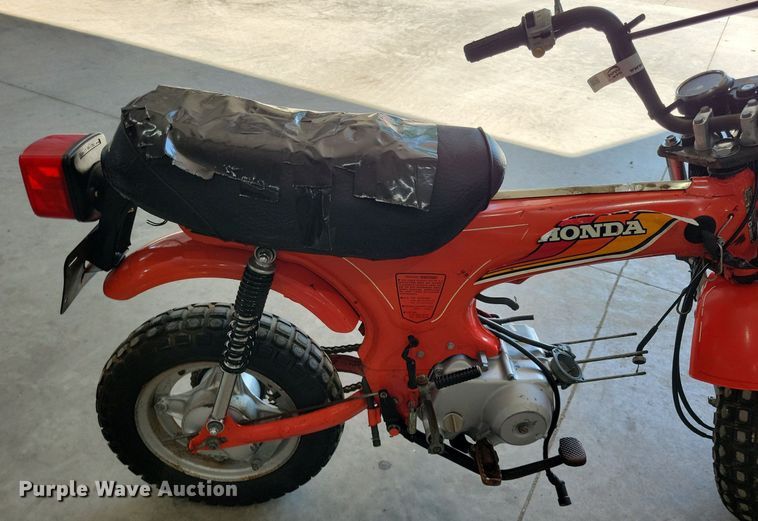 image for item IQ9834 1980 Honda Mini Trail 70  mini bike