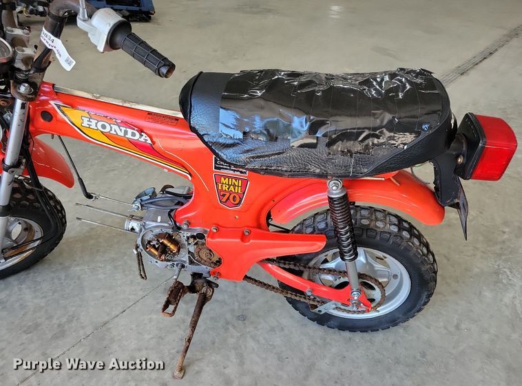 image for item IQ9834 1980 Honda Mini Trail 70  mini bike