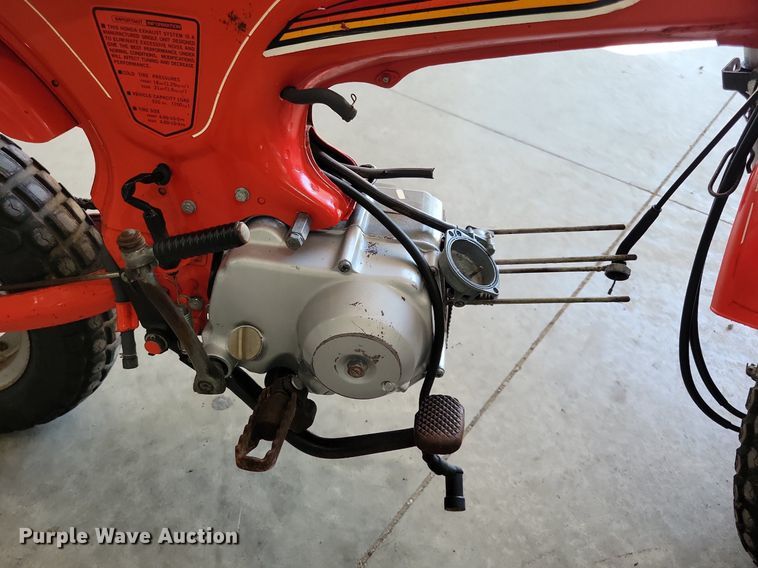 image for item IQ9834 1980 Honda Mini Trail 70  mini bike