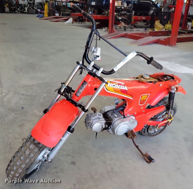 image for item IQ9835 1980 Honda Mini Trail 70  mini bike