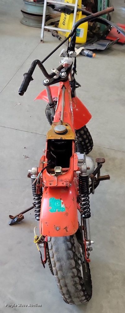 image for item IQ9835 1980 Honda Mini Trail 70  mini bike