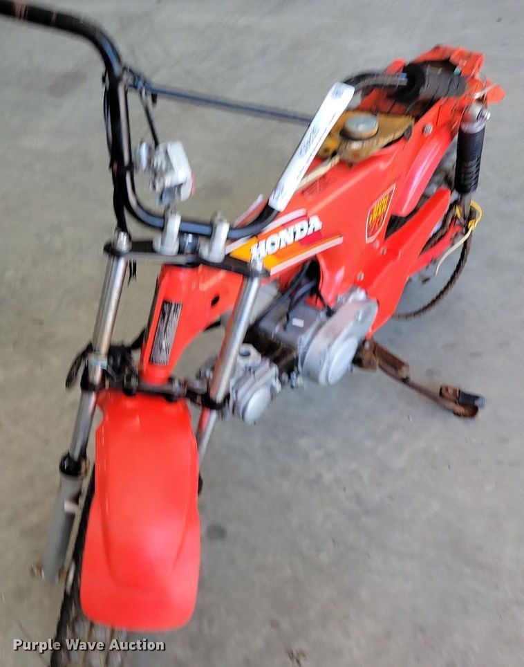 image for item IQ9835 1980 Honda Mini Trail 70  mini bike