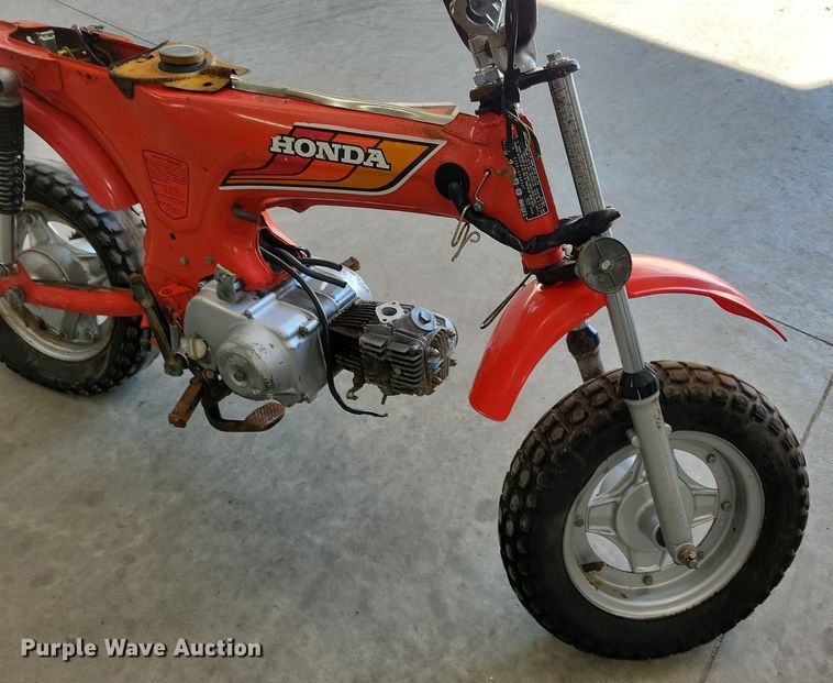 image for item IQ9835 1980 Honda Mini Trail 70  mini bike