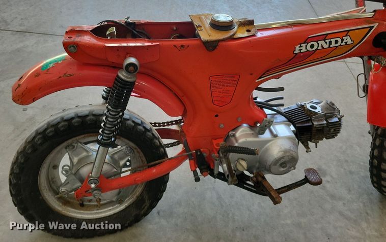 image for item IQ9835 1980 Honda Mini Trail 70  mini bike