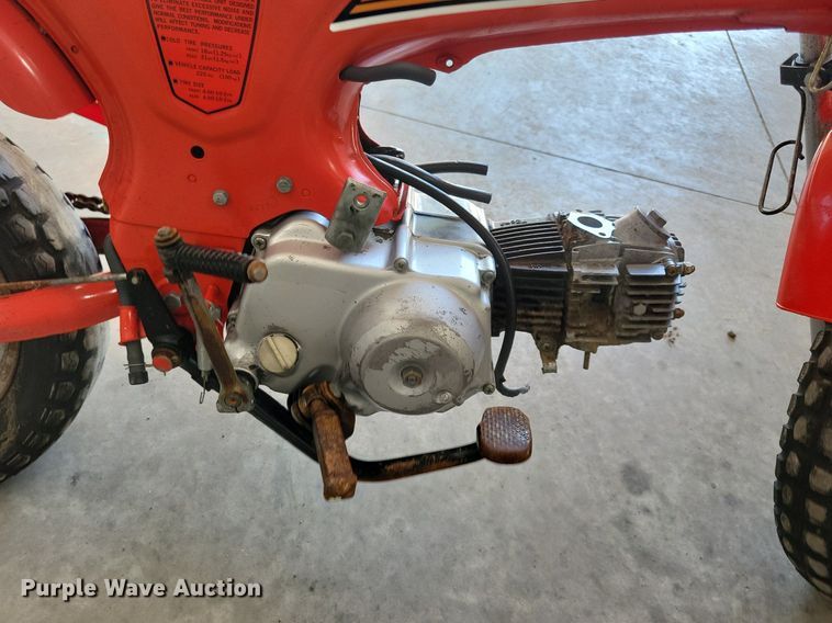 image for item IQ9835 1980 Honda Mini Trail 70  mini bike