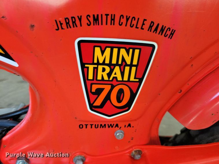 image for item IQ9835 1980 Honda Mini Trail 70  mini bike