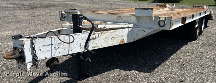image for item KW9124 1998 Fleming Trailers Inc TD824-10  equipment trailer