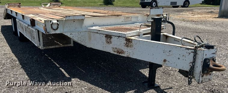 image for item KW9124 1998 Fleming Trailers Inc TD824-10  equipment trailer