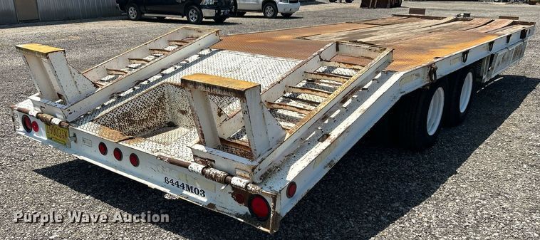 image for item KW9124 1998 Fleming Trailers Inc TD824-10  equipment trailer