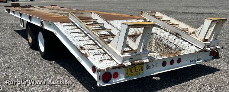 image for item KW9124 1998 Fleming Trailers Inc TD824-10  equipment trailer