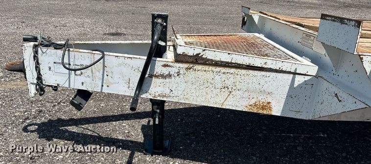 image for item KW9124 1998 Fleming Trailers Inc TD824-10  equipment trailer
