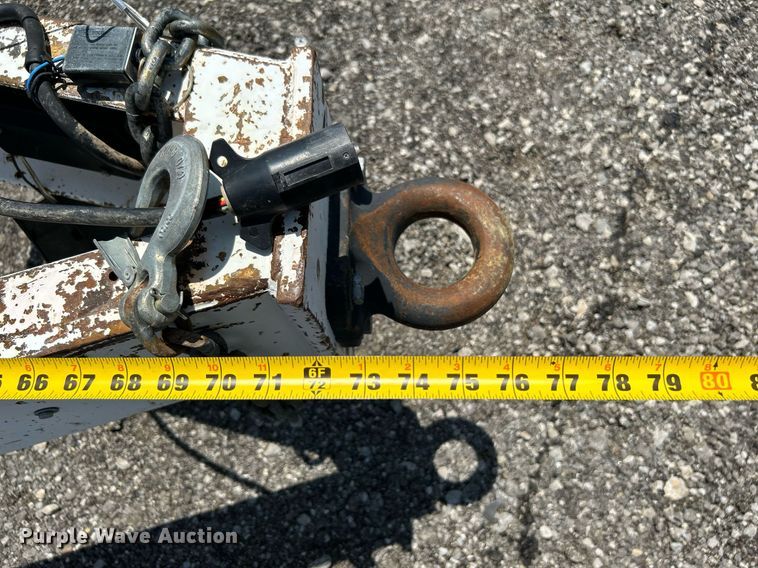 image for item KW9124 1998 Fleming Trailers Inc TD824-10  equipment trailer