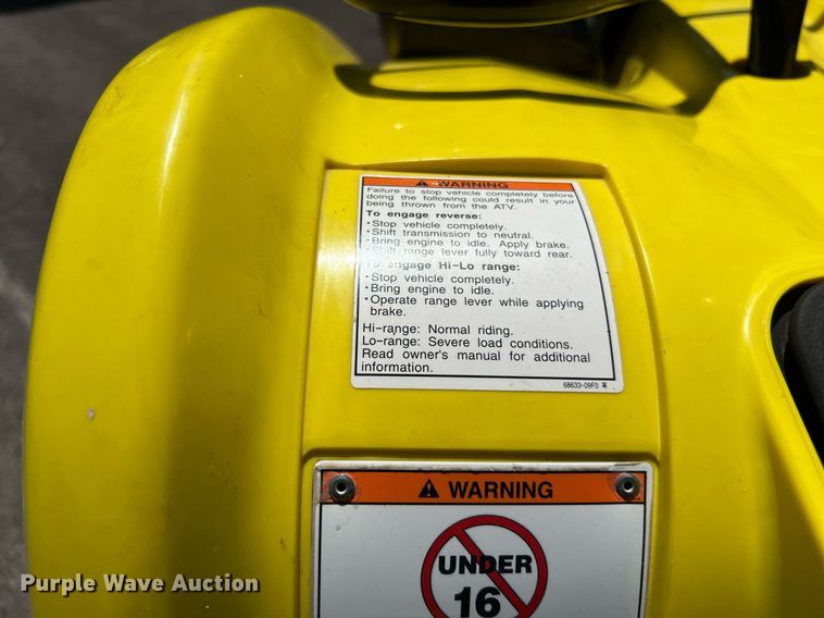 image for item LF9384 2004 Suzuki Vinson QuadRunner  ATV