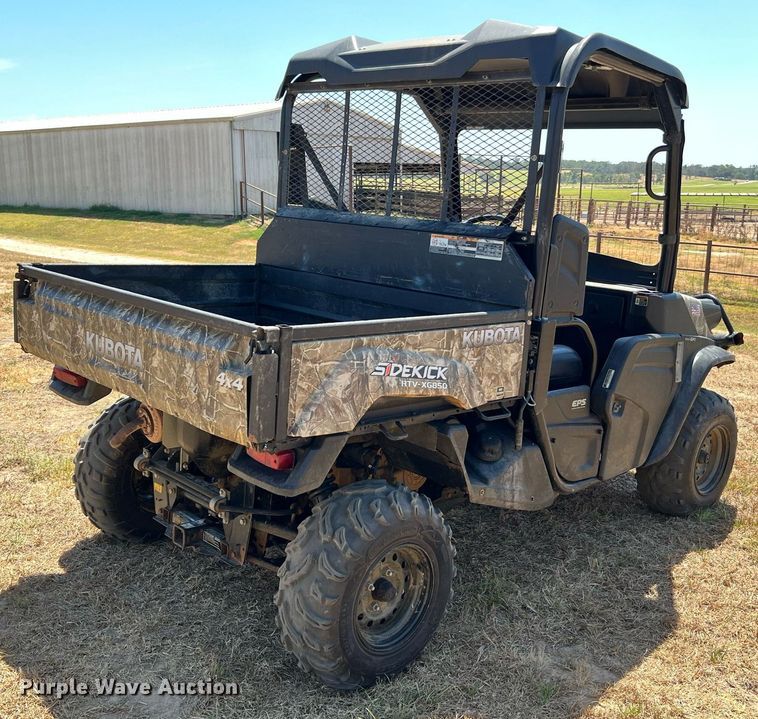 image for item LF9407 2018 Kubota RTV XG850  utility vehicle