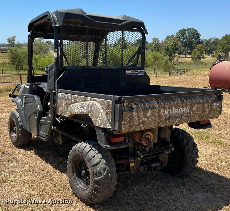 image for item LF9407 2018 Kubota RTV XG850  utility vehicle