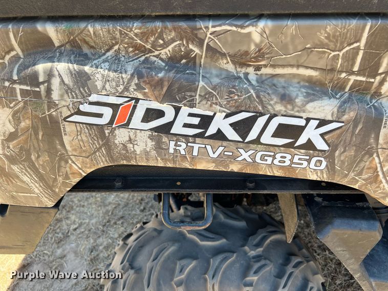 image for item LF9407 2018 Kubota RTV XG850  utility vehicle