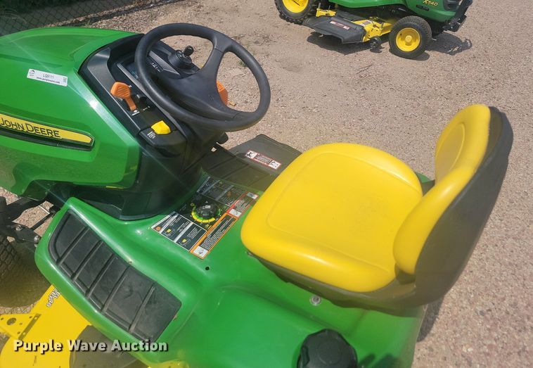 image for item LQ9111 John Deere X390  lawn mower