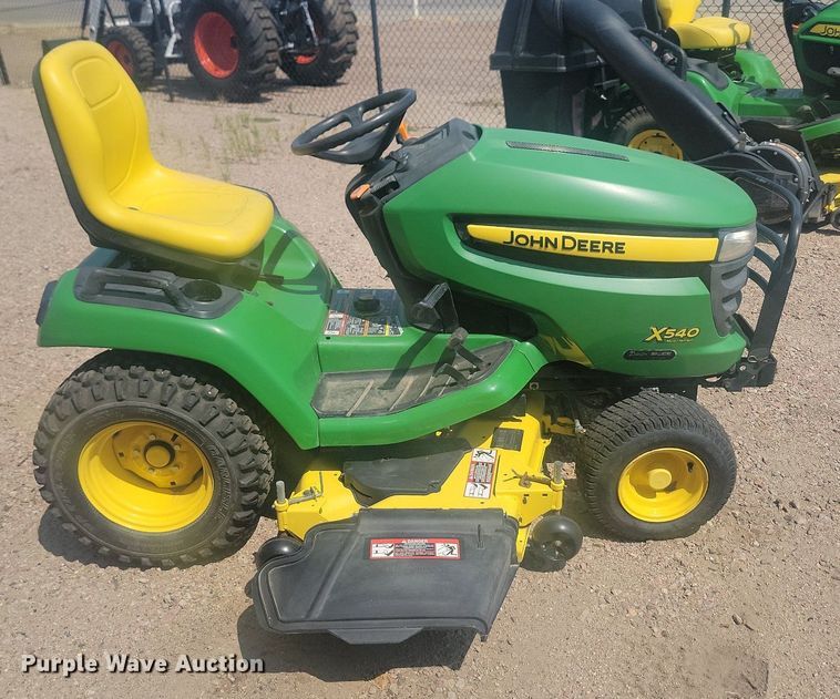 image for item LQ9112 John Deere X540  lawn mower