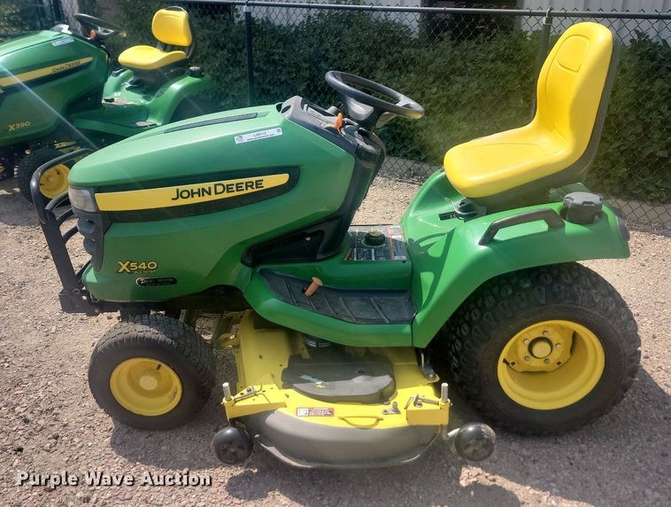 image for item LQ9112 John Deere X540  lawn mower
