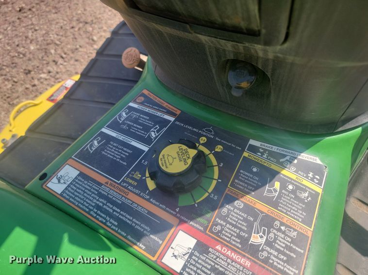 image for item LQ9112 John Deere X540  lawn mower