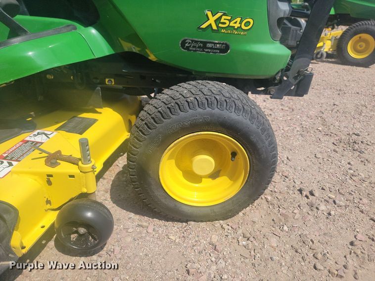 image for item LQ9112 John Deere X540  lawn mower