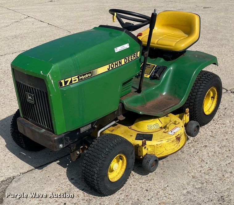 image for item LV9782 John Deere 165  lawn mower