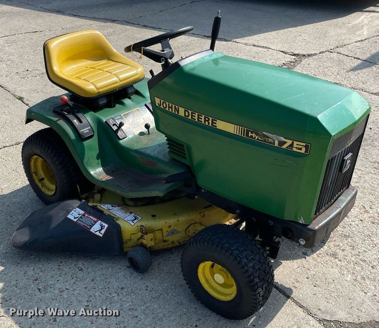 image for item LV9782 John Deere 165  lawn mower