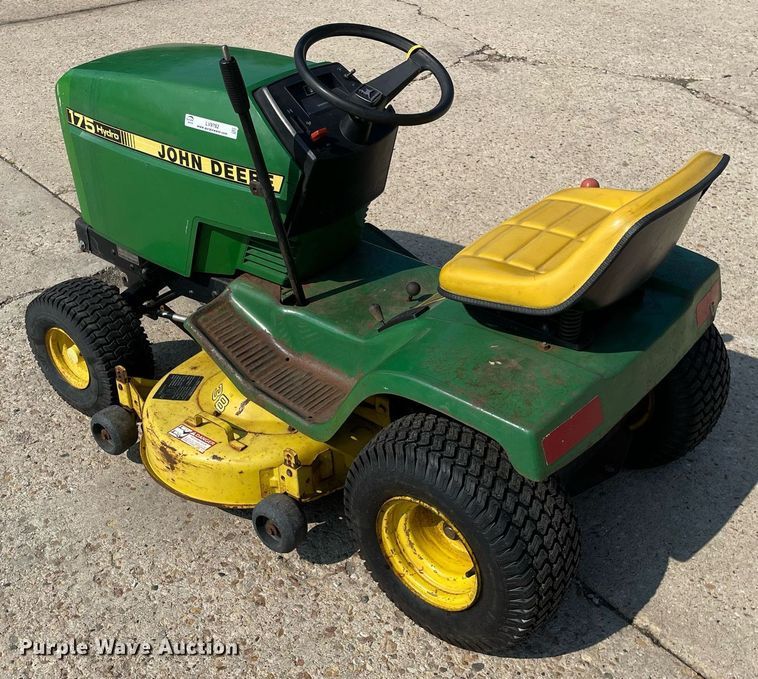 image for item LV9782 John Deere 165  lawn mower