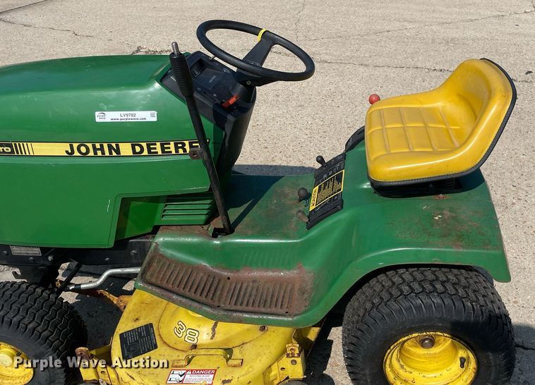 image for item LV9782 John Deere 165  lawn mower