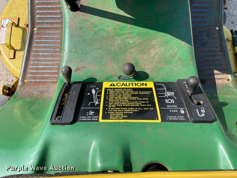 image for item LV9782 John Deere 165  lawn mower