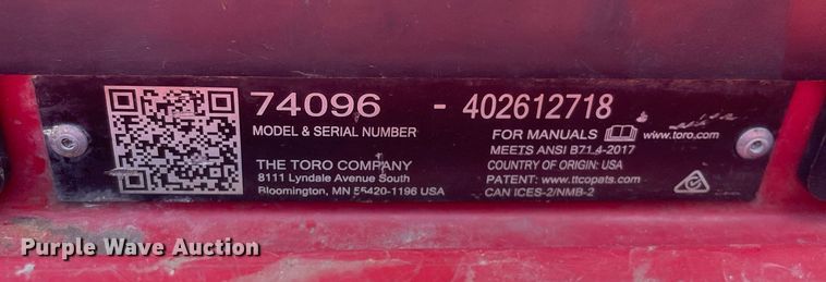 image for item LV9784 Toro Z Master  ZTR lawn mower