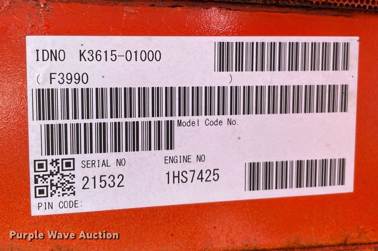 image for item LV9785 Kubota F3990  lawn mower