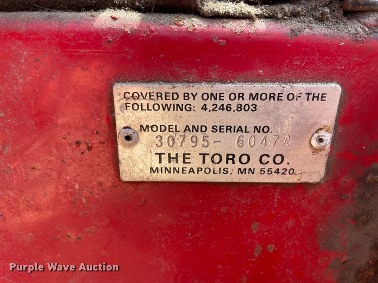 image for item LV9786 Toro Groundmaster 325D  lawn mower