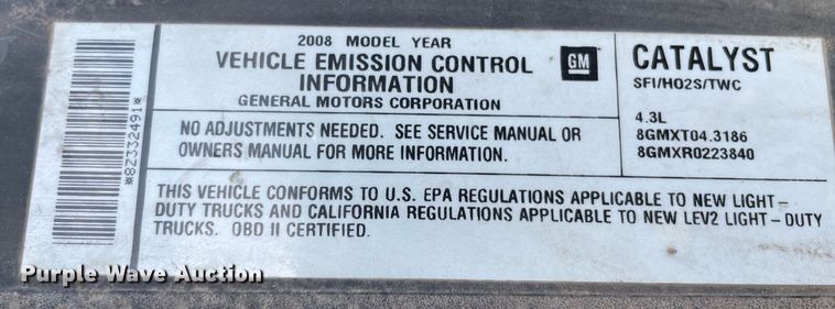 image for item ME9832 2008 GMC Sierra 1500  pickup truck