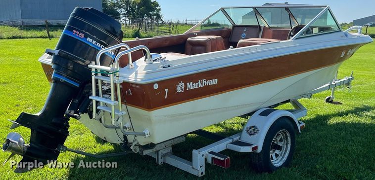 image for item MG9417 1982 MarkTwain Mark 175  boat