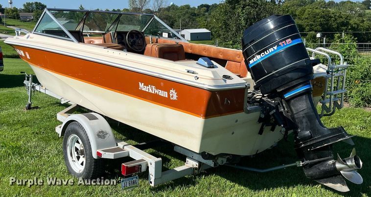 image for item MG9417 1982 MarkTwain Mark 175  boat