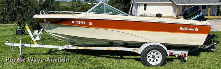 image for item MG9417 1982 MarkTwain Mark 175  boat