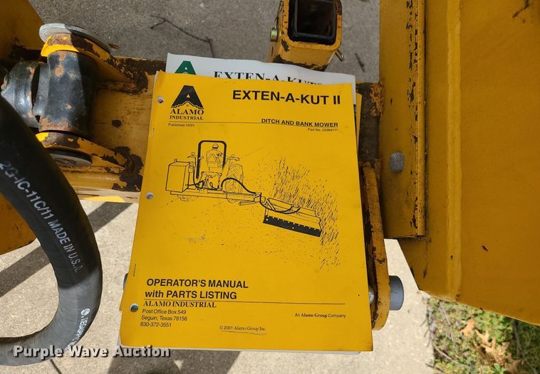 image for item MG9726 Alamo Ekit  side boom rotary mower