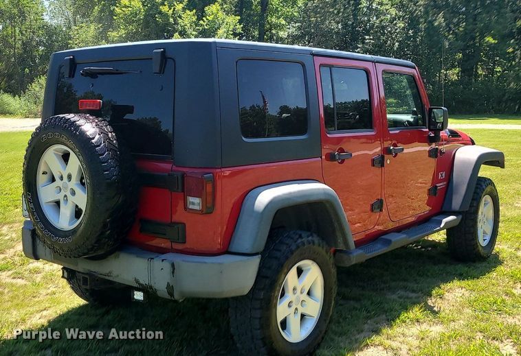 image for item MG9730 2008 Jeep Wrangler Unlimited  SUV